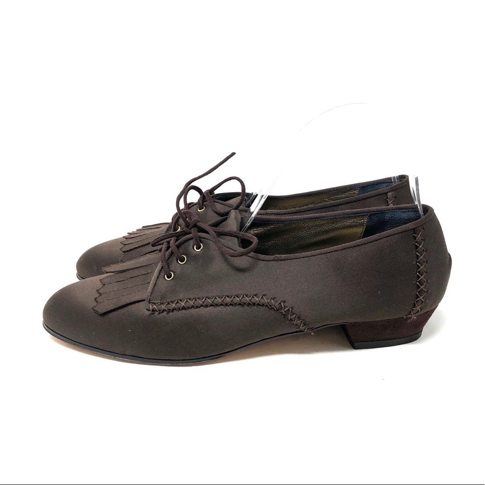 Sebastian Milano Satin Oxfords